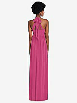 Alt View 5 Thumbnail - Tea Rose Convertible Tie-Shoulder Empire Waist Maxi Dress