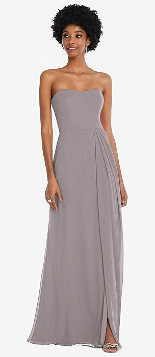 light gray dress
