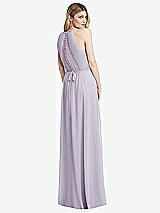 Rear View Thumbnail - Moondance Illusion Back Halter Maxi Dress with Covered Button Detail