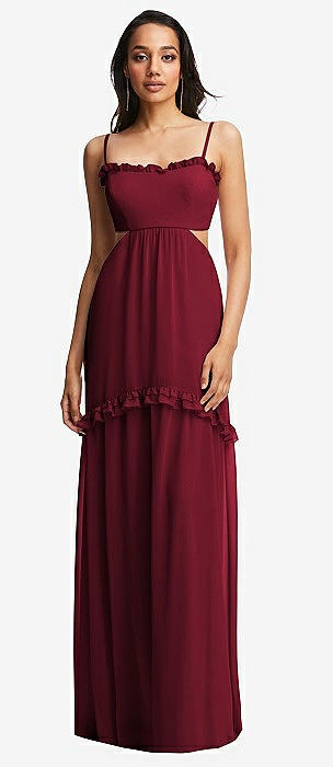Burgundy A-Line Bridesmaid Dresses
