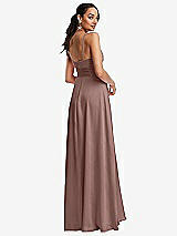 Rear View Thumbnail - Sienna Triangle Cutout Bodice Maxi Dress with Adjustable Straps