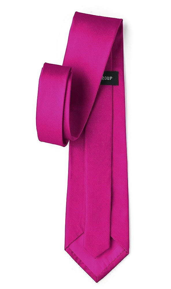 Back View - Cerise Peau de Soie Neckties by After Six