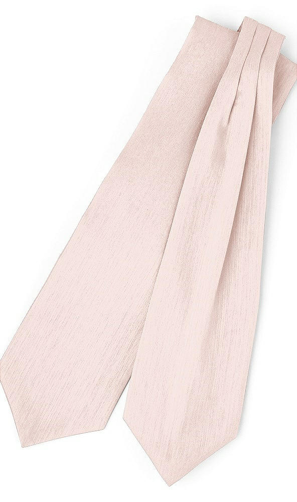 Front View - Pearl Pink Dupioni Cravats by After Six