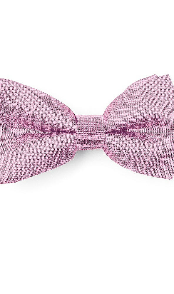 Front View - Begonia Dupioni Boy's Clip Bow Tie by After Six