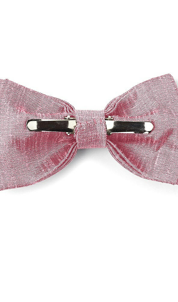 Back View - Carnation Dupioni Boy's Clip Bow Tie by After Six