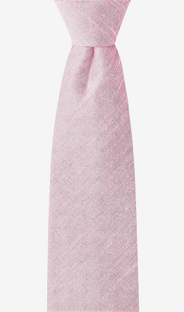 Front View - Peony Dupioni Boy's 14" Zip Necktie by After Six