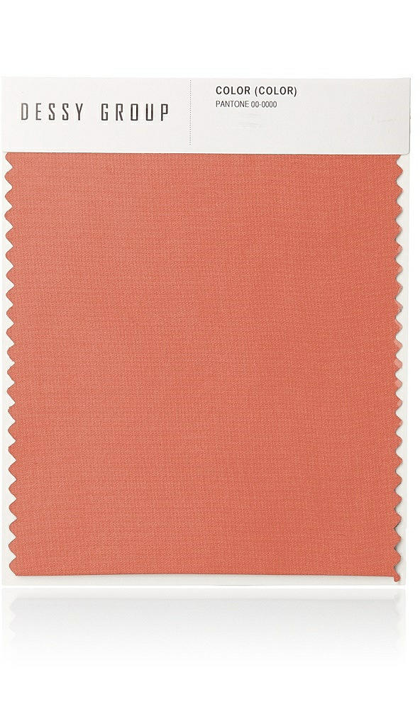 Front View - Terracotta Copper Lux Chiffon Swatch