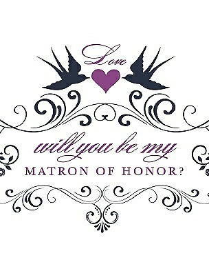 Will You Be My Matron of Honor Card - Classic
