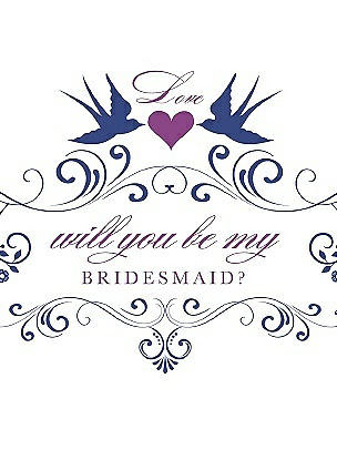 Will You Be My Bridesmaid Card - Classic