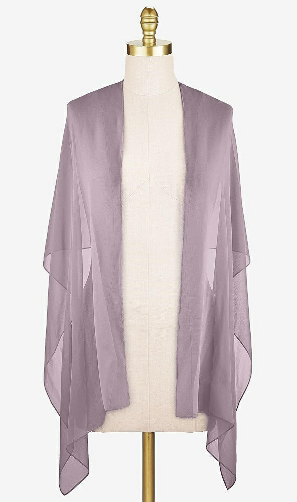 Front View - Lilac Dusk Lux Chiffon Stole