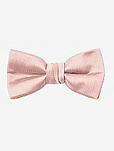 Front View Thumbnail - Rose - PANTONE Rose Quartz Yarn-Dyed Boy's Bow Tie by After Six