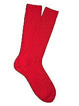 Rear View Thumbnail - Flame Men's Socks in Wedding Colors by After Six