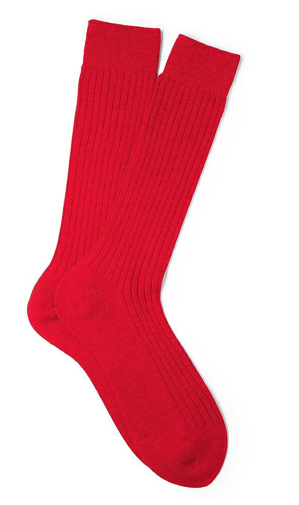 Back View - Flame Men's Socks in Wedding Colors by After Six