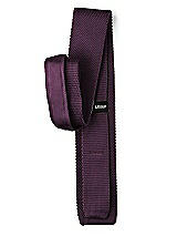 Rear View Thumbnail - Aubergine Knit Narrow Ties by After Six
