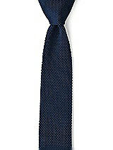 Front View Thumbnail - Midnight Navy Knit Narrow Ties by After Six