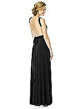 Alt View 4 Thumbnail - Black Twist Wrap Convertible Maxi Dress