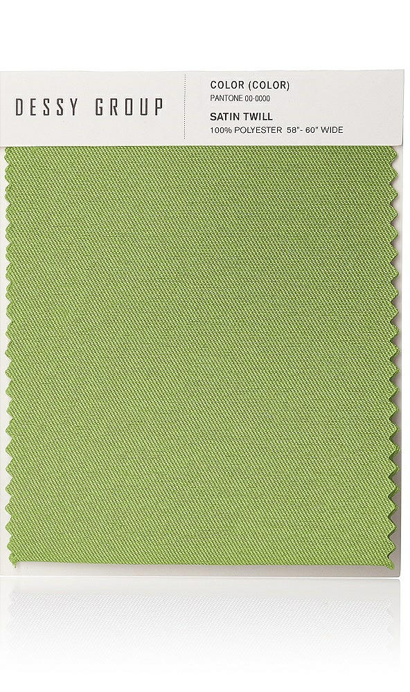 Front View - Mojito Satin Twill Swatch