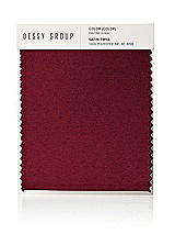 Front View Thumbnail - Burgundy Satin Twill Swatch
