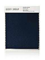 Front View Thumbnail - Midnight Navy Satin Twill Swatch