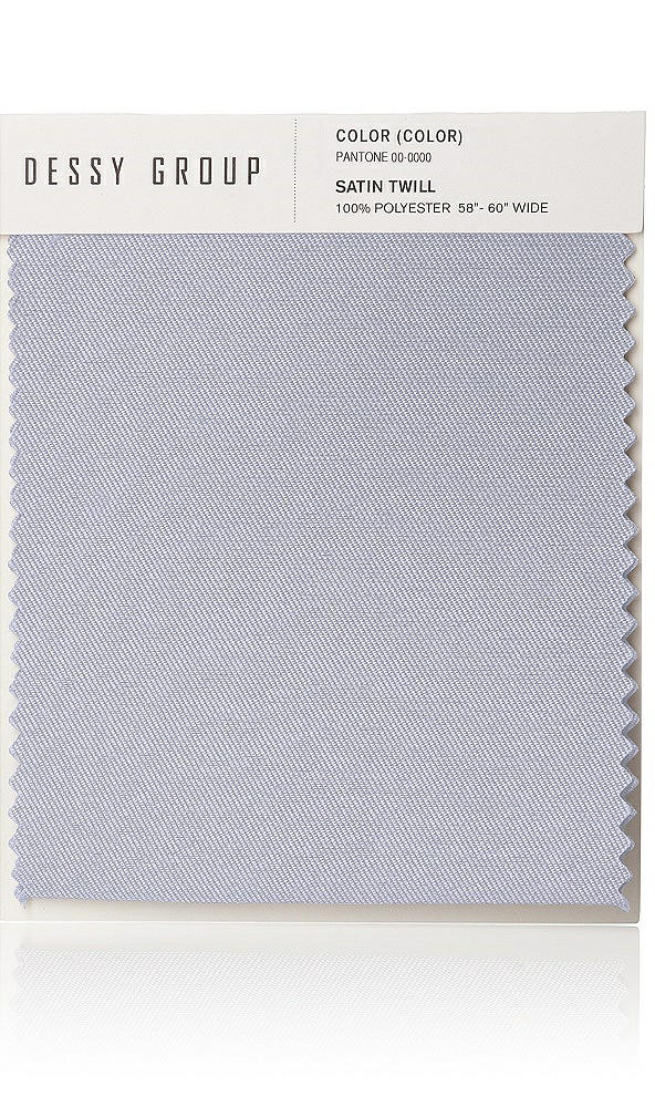 Front View - Silver Dove Satin Twill Swatch