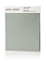 Front View Thumbnail - Willow Green Satin Twill Swatch