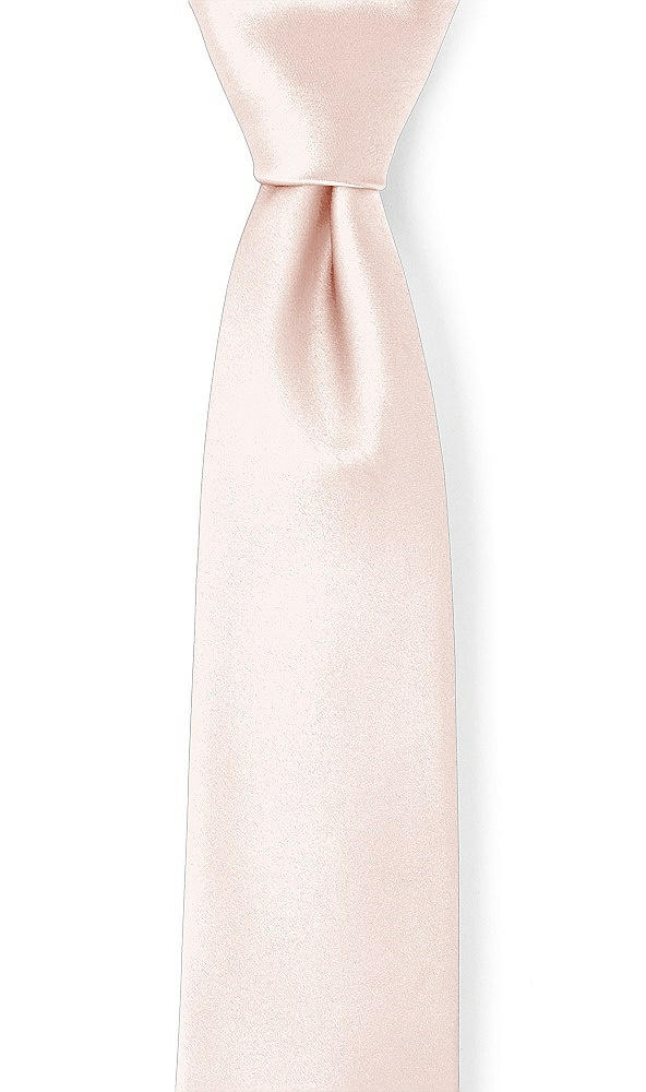 Front View - Blush Matte Satin Neckties by After Six