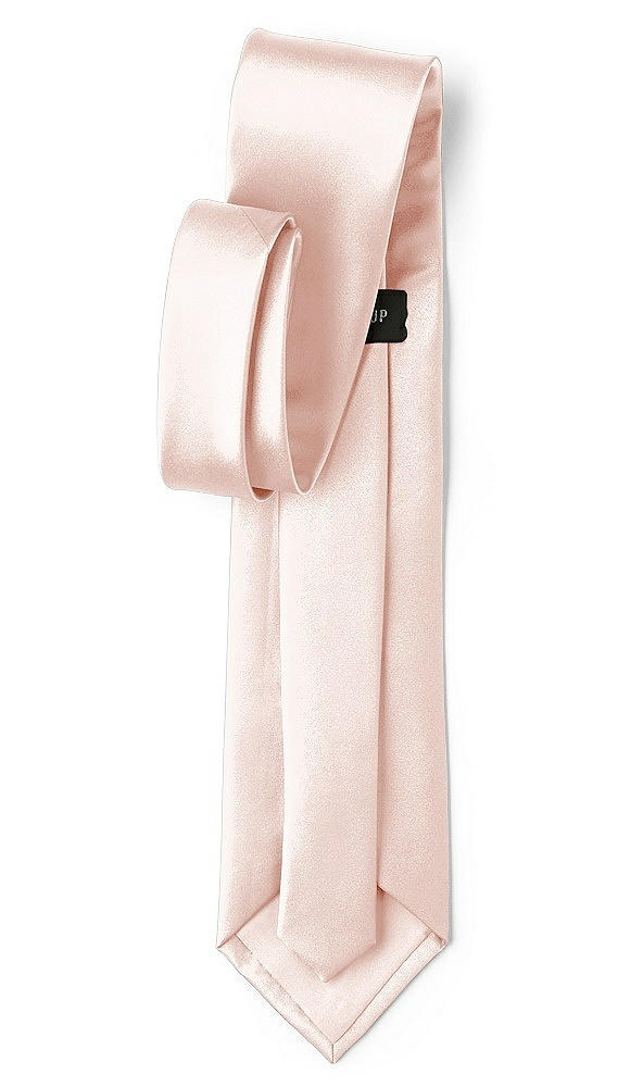 Back View - Blush Matte Satin Neckties by After Six