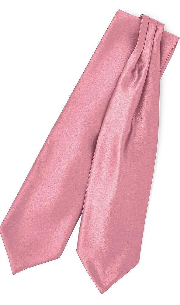 Front View - Carnation Matte Satin Cravats by After Six