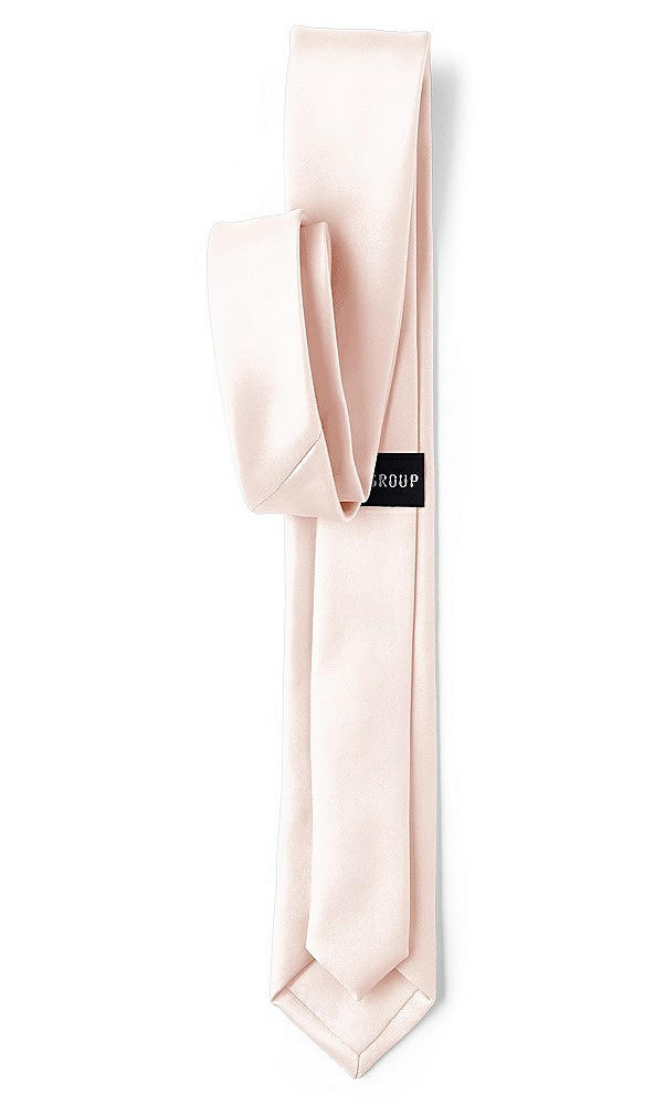 Back View - Blush Matte Satin Narrow Ties by After Six