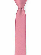 Front View Thumbnail - Carnation Matte Satin Narrow Ties by After Six