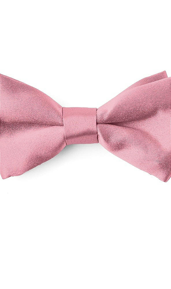 Front View - Carnation Matte Satin Boy's Clip Bow Tie by After Six
