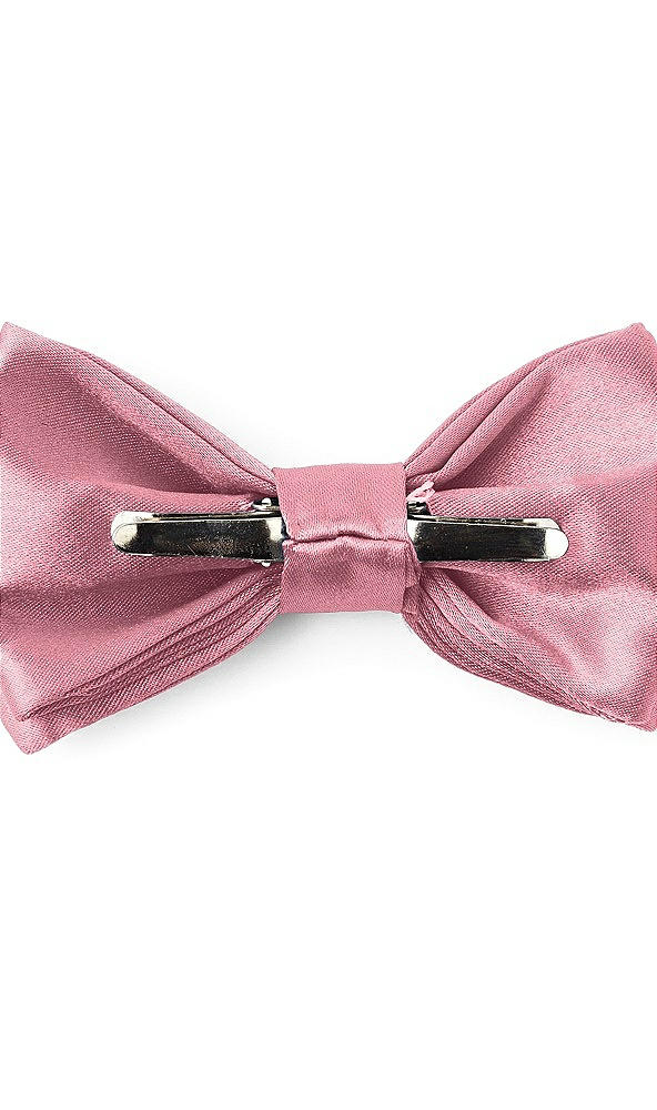 Back View - Carnation Matte Satin Boy's Clip Bow Tie by After Six