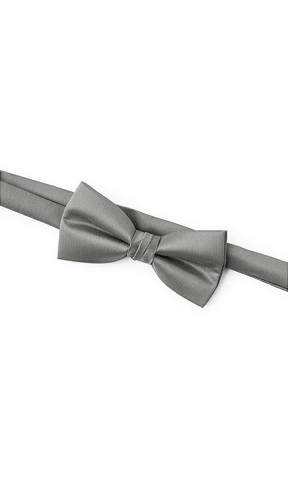 Back View - Charcoal Gray Classic Yarn-Dyed Bow Ties by After Six