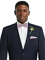 Front View Thumbnail - Suede Rose Classic Yarn-Dyed Bow Ties by After Six
