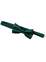 Rear View Thumbnail - Evergreen Classic Yarn-Dyed Bow Ties by After Six
