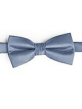 Side View Thumbnail - Larkspur Blue Classic Yarn-Dyed Bow Ties by After Six