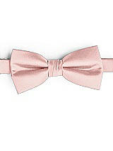 Side View Thumbnail - Rose - PANTONE Rose Quartz Classic Yarn-Dyed Bow Ties by After Six