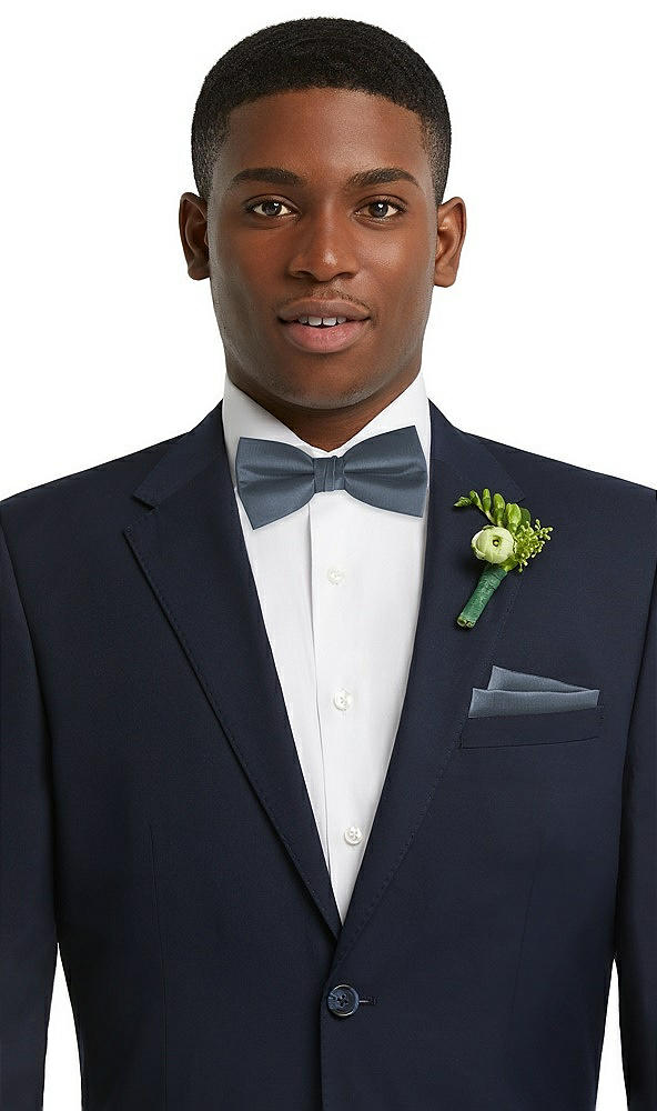 Front View - Silverstone Classic Yarn-Dyed Bow Ties by After Six