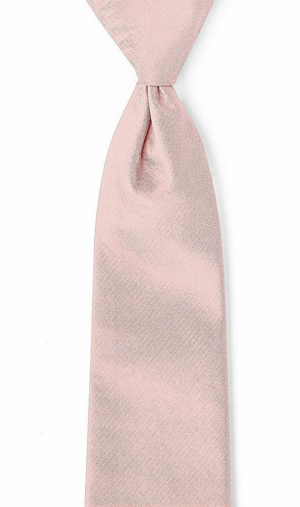 Front View - Rose - PANTONE Rose Quartz Classic Yarn-Dyed Pre-Knotted Neckties by After Six