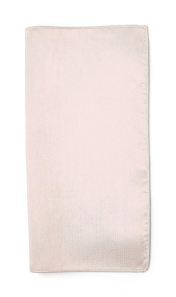 Front View - Pearl Pink Classic Yarn-Dyed Pocket Squares by After Six