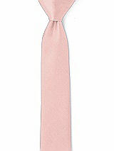 Front View Thumbnail - Rose - PANTONE Rose Quartz Yarn-Dyed Narrow Ties by After Six