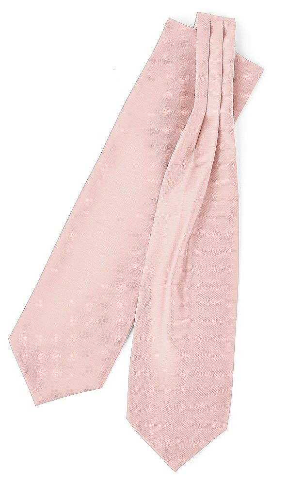 Front View - Rose - PANTONE Rose Quartz Yarn-Dyed Cravats by After Six