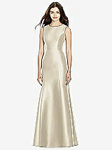Rear View Thumbnail - Champagne Bella Bridesmaids Dress BB106