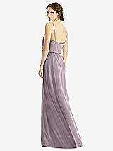 Rear View Thumbnail - Lilac Dusk V-Neck Blouson Bodice Chiffon Maxi Dress