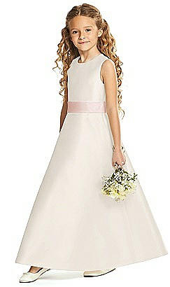 Flower Girl Dress Fl4060 In Ivory u0026 Blush | The Dessy Group