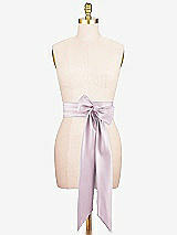 Alt View 1 Thumbnail - Suede Rose Satin Twill Wedding Sash