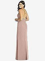 Rear View Thumbnail - Bliss Criss Cross Back Mermaid Wrap Dress