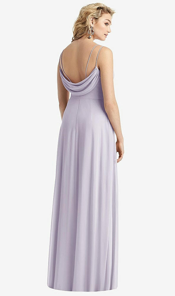 Front View - Moondance Cowl-Back Double Strap Maxi Dress with Side Slit