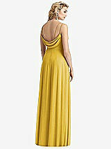 Front View Thumbnail - Marigold Cowl-Back Double Strap Maxi Dress with Side Slit