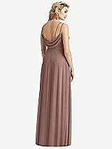 Front View Thumbnail - Sienna Cowl-Back Double Strap Maxi Dress with Side Slit